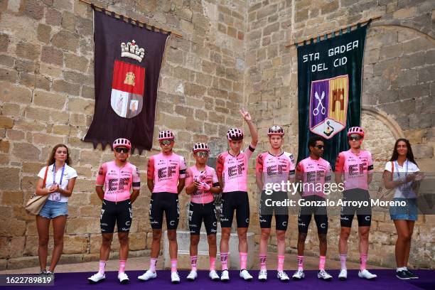 Jonathan Klever Caicedo of Ecuador, Diego Andres Camargo Pineda of Colombia, Jefferson Alexander Cepeda of Ecuador, Jens Keukeleire of Belgium,...