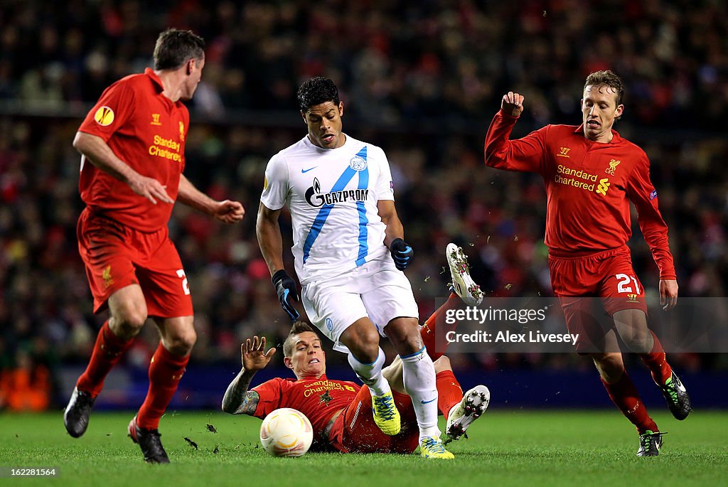 Liverpool FC v FC Zenit St Petersburg - UEFA Europa League Round of 32