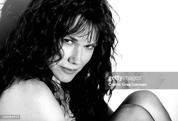 Actress Barbara Hershey is photographed for Publicity Shoot on January 1, 1996 in Los Angeles, California.