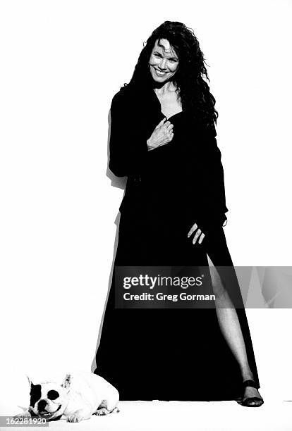 Actress Barbara Hershey is photographed for Publicity Shoot on January 1, 1996 in Los Angeles, California.