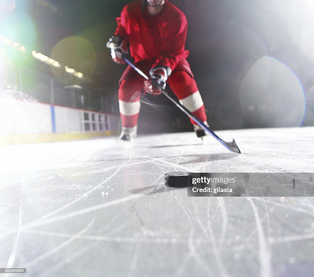 Ice hockey player.