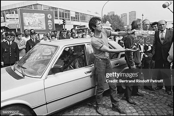 Shooting of Mesrine, by Andre Genoves, Paris, 1983.