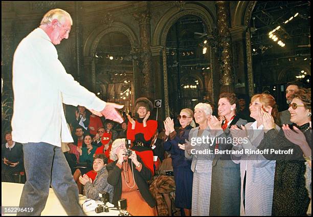 Audrey Hepburn at Givenchy's, 1986, News Photo