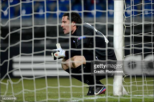Laszlo Koteles of KRC Genk looks on during the UEFA Europa League round of 32 second leg match between Racing Genk and VfB Stuttgart in Cristal Arena...