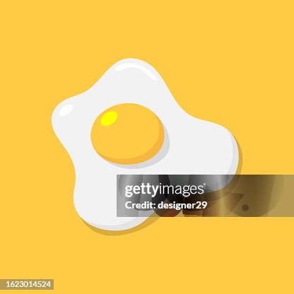 Fried Egg Vector Design. Fried Egg Vector Design.