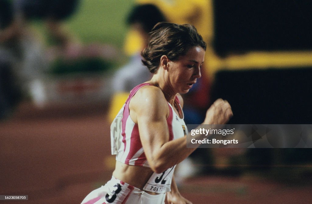 Birte Rutsch German athlete Grit Breuer competes in the women's 400 metres event ...