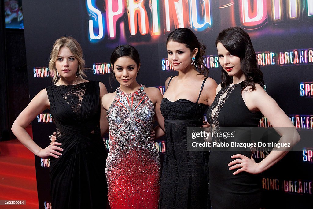 'Spring Breakers' Madrid Premiere