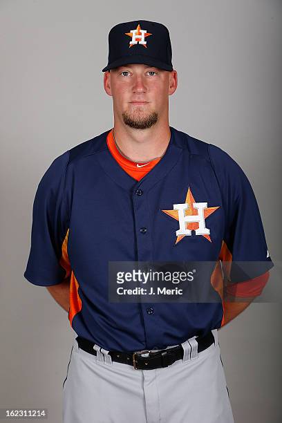 Pitcher Sam Demel of the Houston Astros poses for a photo during photo day at Osceola County Stadium on February 21, 2013 in Kissimmee, Florida.