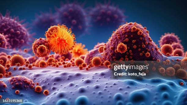 cancer cells vis - mikrobiologi bildbanksfoton och bilder