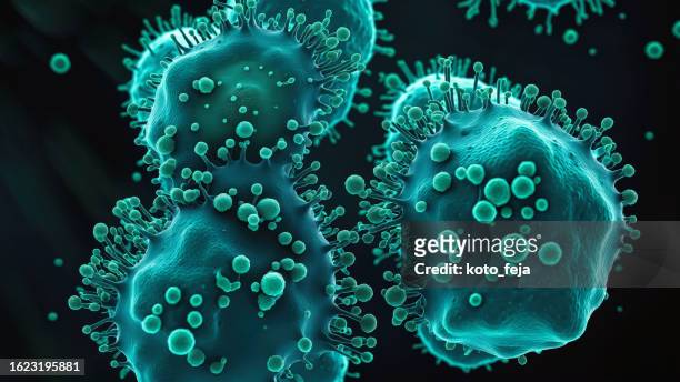 cancer malignant cells - cell structure stockfoto's en -beelden