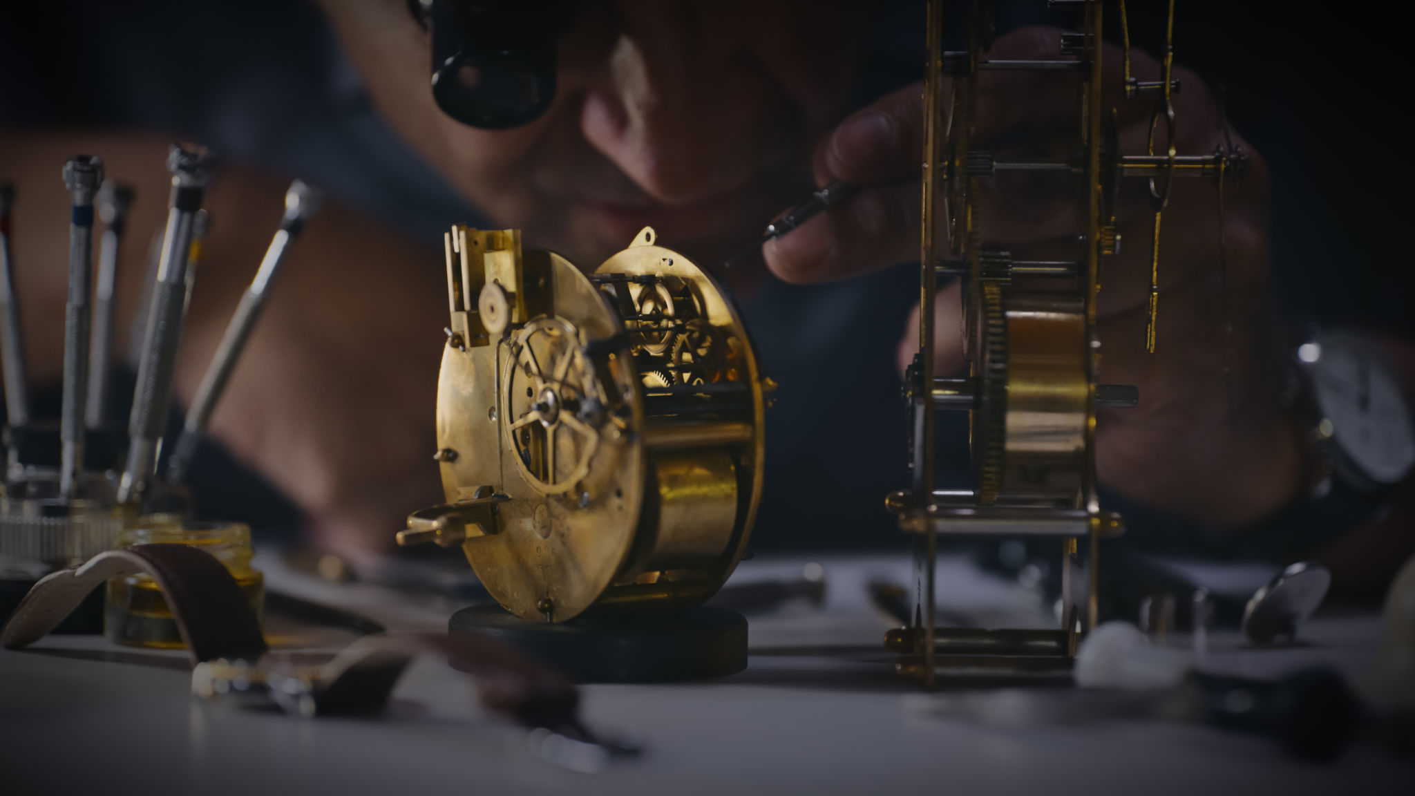 watchmaker at work