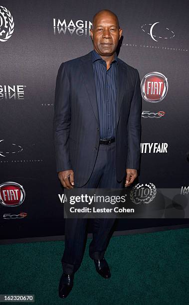 Actor Dennis Haysbert attends Vanity Fair and the Fiat brand Celebration of Una Notte Verde with Hans Zimmer and Ron Howard in support of The...