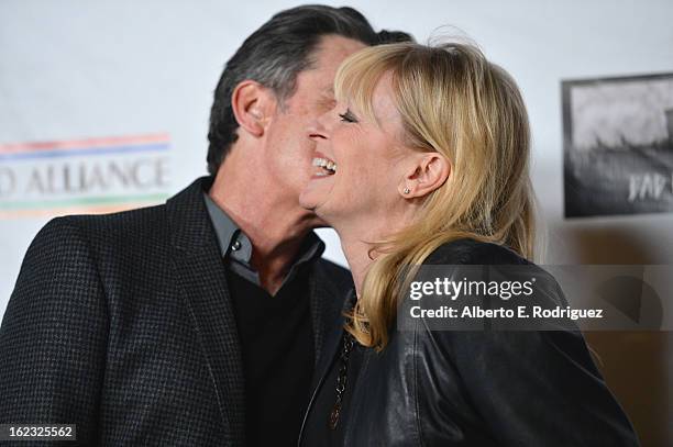 Actor Peter Gallagher and production manager Paula Wildash attend the 8th Annual "Oscar Wilde: Honoring The Irish In Film" Pre-Academy Awards Event...