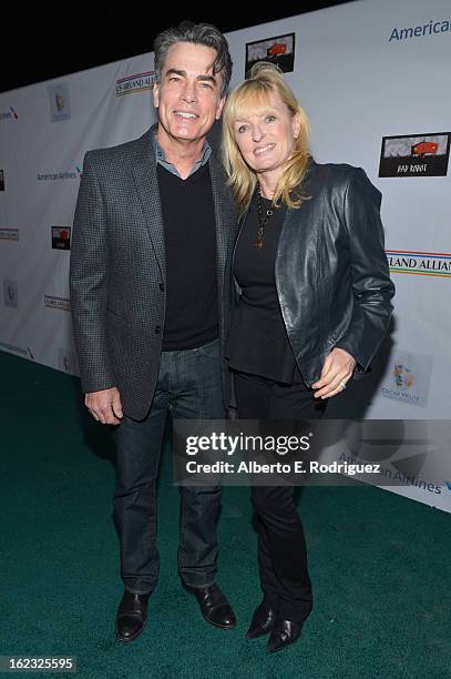 Actor Peter Gallagher and production manager Paula Wildash attend the 8th Annual "Oscar Wilde: Honoring The Irish In Film" Pre-Academy Awards Event...