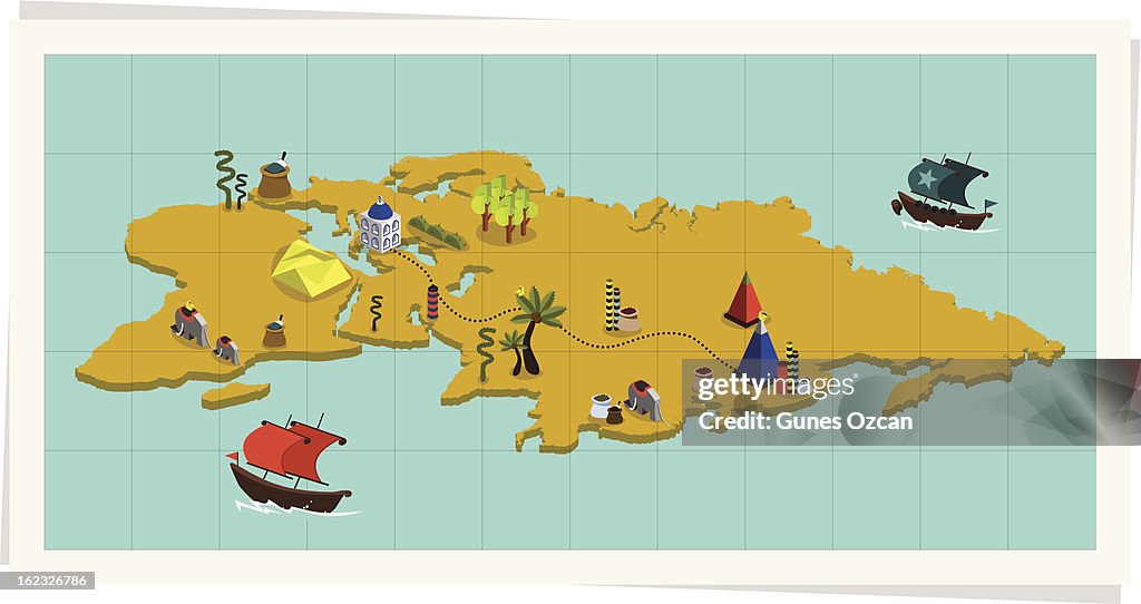 Illustration Spice Trade