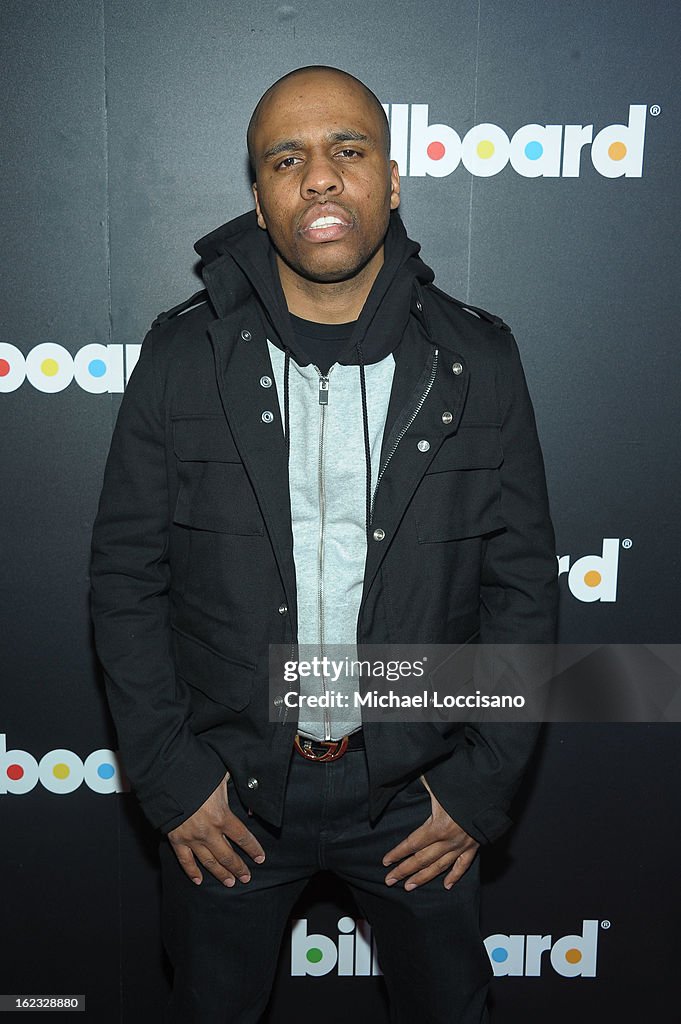 Rapper Consequence attends The New Billboard Launch Event at Stage 48 ...