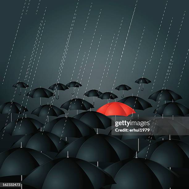 umbrella - sheltering stock illustrations
