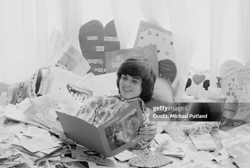 Donny Osmond With Fan Mail