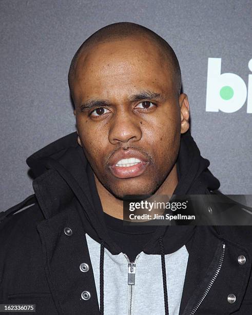 Rapper Consequence attends The New Billboard Launch Event at Stage 48 on February 21, 2013 in New York City.
