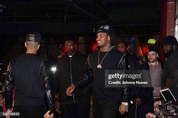 Swizz Beatz and Waka Flocka attend Waka Flocka's "Thank You To Hip Hop" concert at BB King on February 21 in New York City.