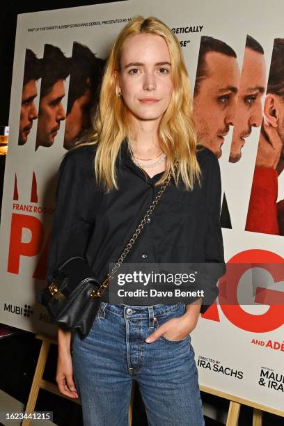 Stacy Martin attends an exclusive "Passages" screening and Q&A with director and cast presented by MUBI, as part of the Variety and BSBP Screening...