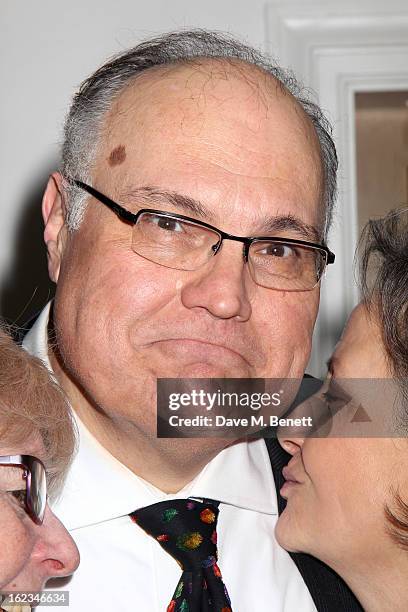 Mike McShane and guests attend 'The Tailor-Made Man' press night after party at the Haymarket Hotel on January 21, 2013 in London, England.