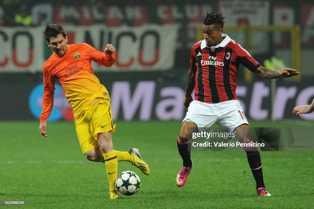 AC Milan v Barcelona - UEFA Champions League Round of 16