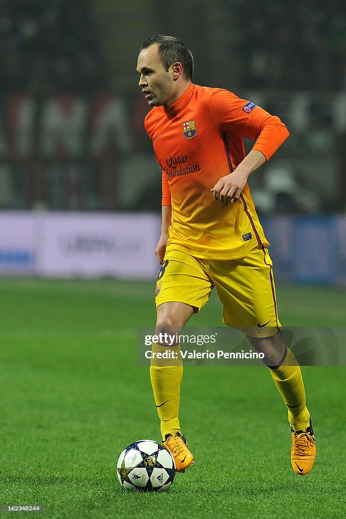 AC Milan v Barcelona - UEFA Champions League Round of 16