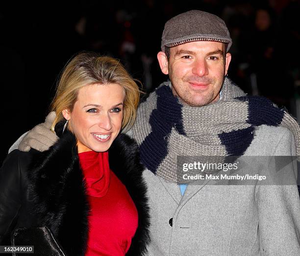 Lara Lewington and Martin Lewis attend the UK premiere of 'Arbitrage' at Odeon Odeon West End on February 21, 2013 in London, England.