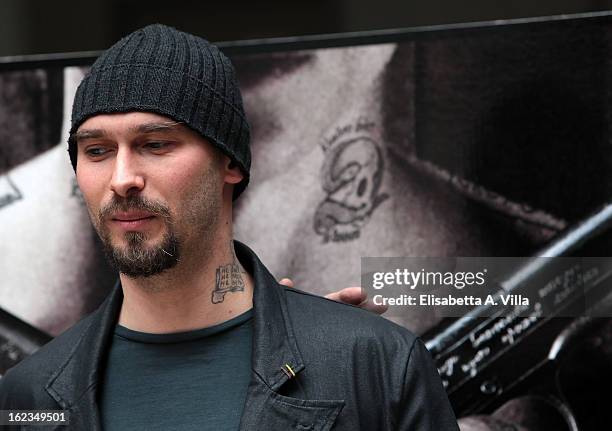 Writer Nicolai Lilin attends 'Educazione Siberiana' photocall at Visconti Palace Hotel on February 22, 2013 in Rome, Italy.