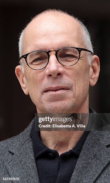 Director Gabriele Salvatores attends 'Educazione Siberiana' photocall at Visconti Palace Hotel on February 22, 2013 in Rome, Italy.