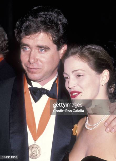 Writer Jay McInerney and model Marla Hanson attend "A Decade of Literary Lions: The Pride of The New York Public Library" Gala to Benefit the...