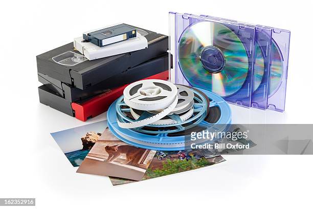 video, film, photo - dvd transfer - cassette tape stock pictures, royalty-free photos & images