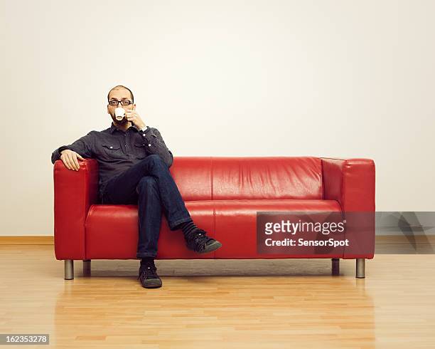 coffee break - cross legged stock pictures, royalty-free photos & images