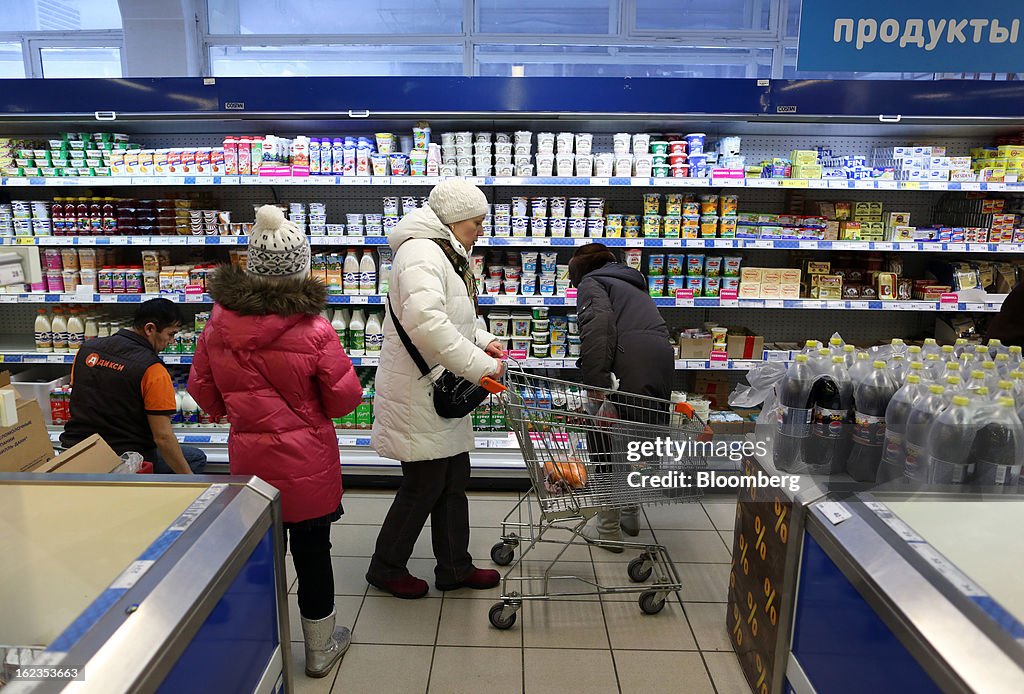 Inside A OAO Dixy Group Retail Store