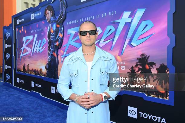 Javier “Chicharito” Hernández attends the Warner Bros. Pictures and DC Studios “Blue Beetle” Los Angeles Special Screening at TCL Chinese Theatre on...