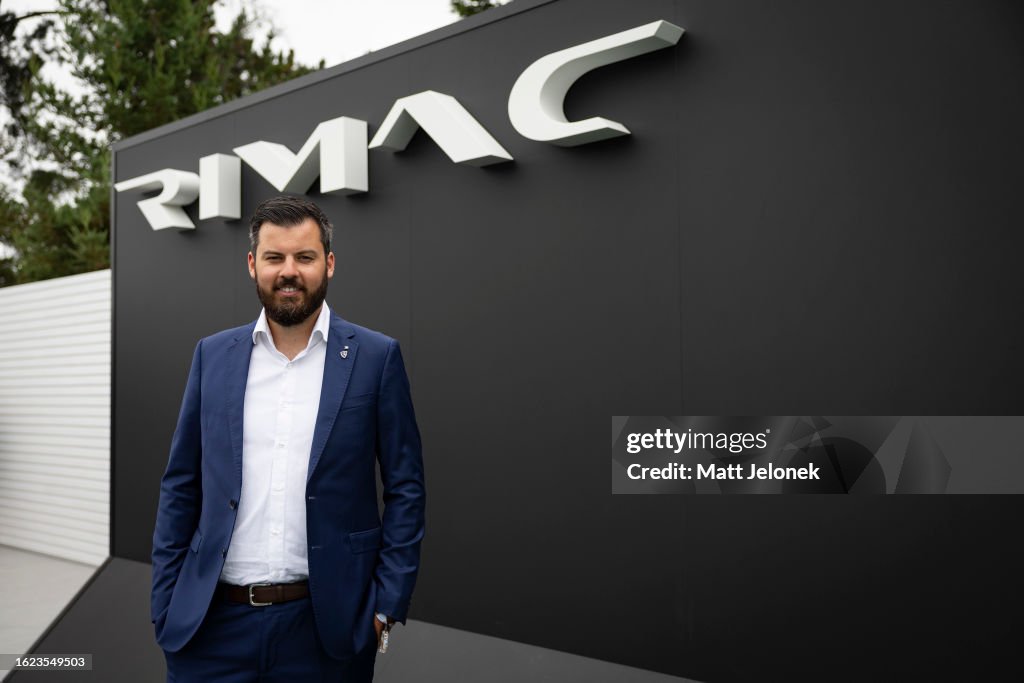 Mate Rimak Mate Rimac, CEO of Rimac Automobili poses for photo at The Quail, A ...