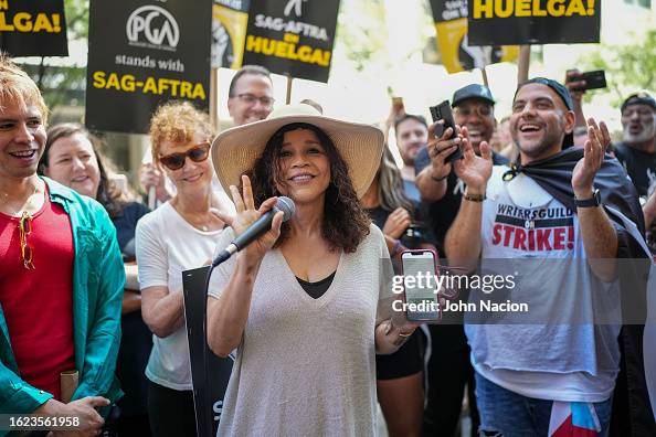 SAG-AFTRA Members Maintain Picket Lines Across New York City During Strike SAG-AFTRA Members Maintain Picket Lines Across New York City During Strike