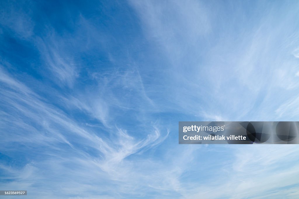 Cloudy sky landscape