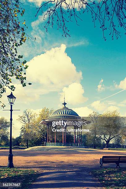 bandstand - clapham common stock pictures, royalty-free photos & images