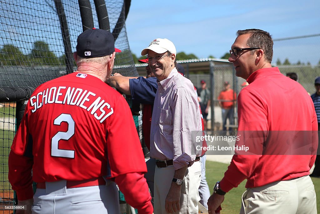 St Louis Cardinals Workout Day