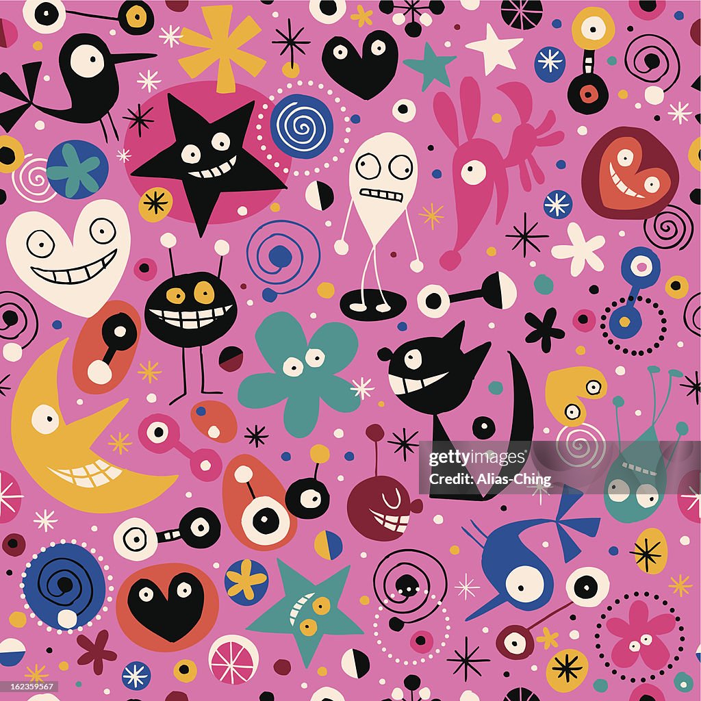 Cartoon Pattern High-Res Vector Graphic - Getty Images
