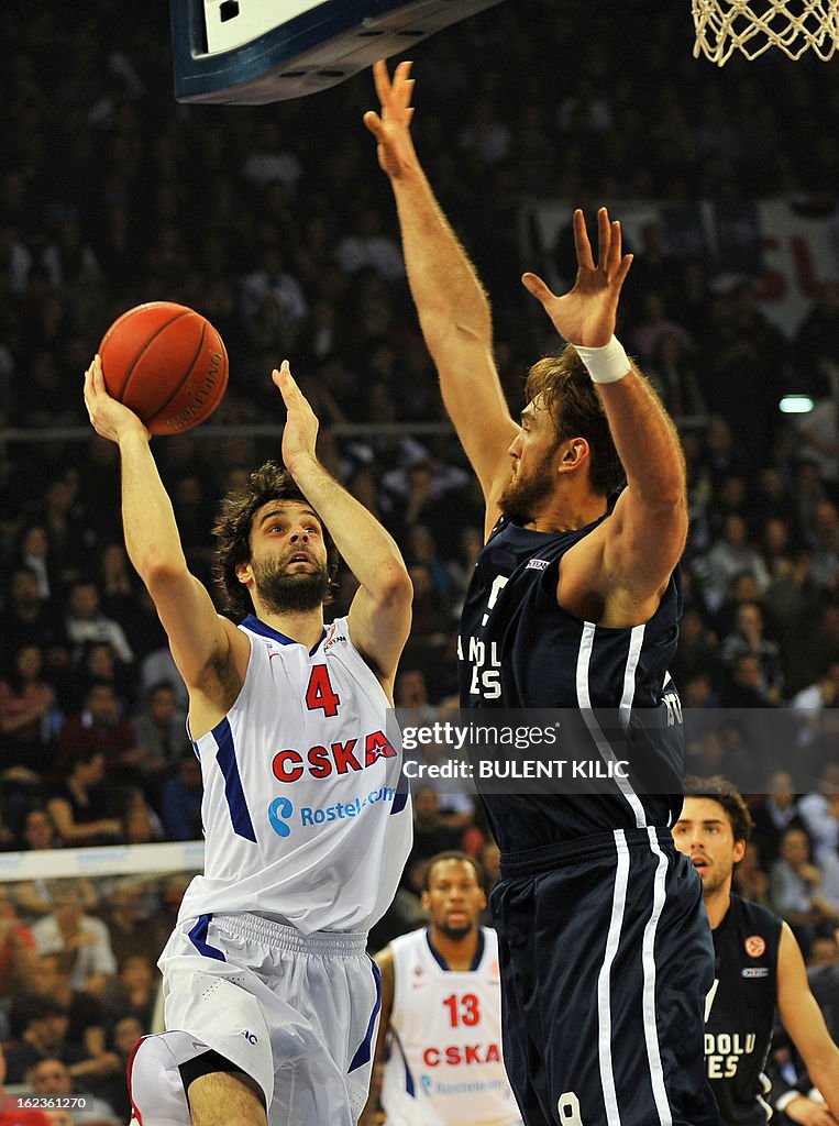 BASKET-EURL-ANADOLU EFES-CSKA MOSCOW