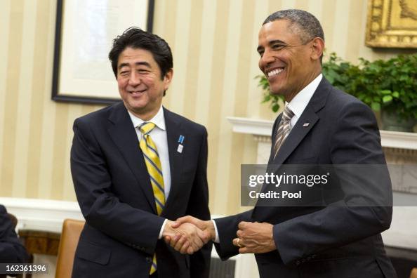 President Obama Meets With With Japanese Prime Minister Shinzo Abe President Obama Meets With With Japanese Prime Minister Shinzo Abe