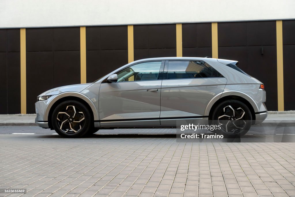 Hyundai Ioniq 5 on a street
