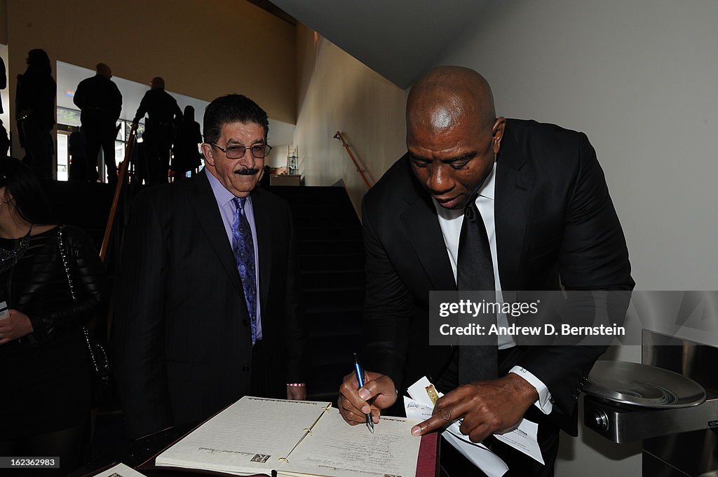 Memorial Service For Los Angeles Lakers Owner Dr. Jerry Buss