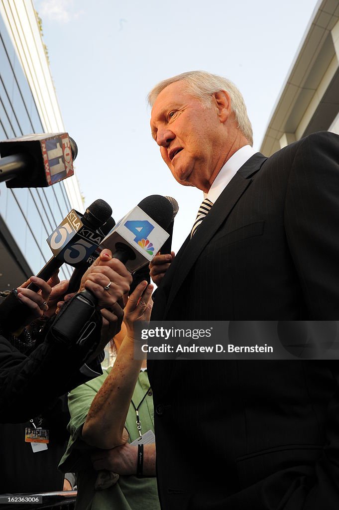 Memorial Service For Los Angeles Lakers Owner Dr. Jerry Buss