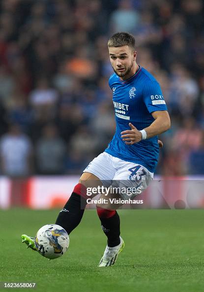 Nicolas Raskin of Glasgow Rangers in action during the UEFA Champions ...