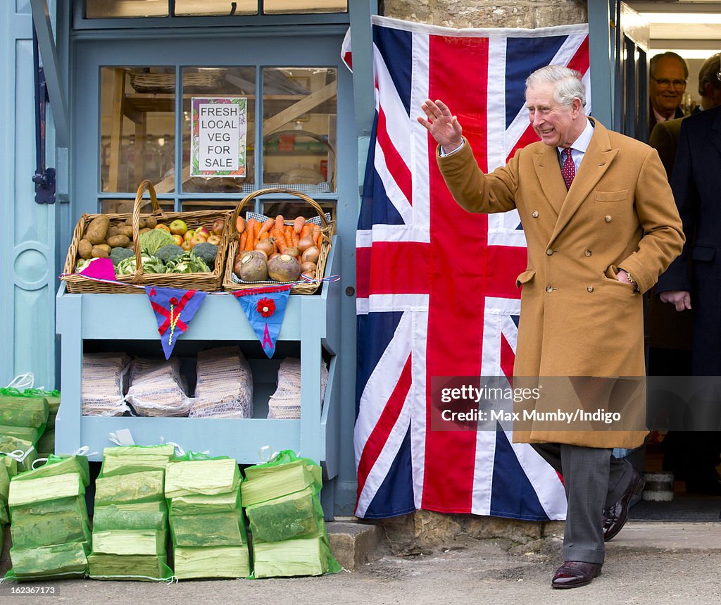 The Prince Of Wales Opens Uley Community Stores And Post Office