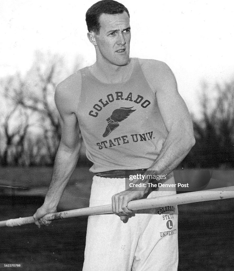 MAY 16 1962; CSU Ace Eyes Mark; Colorado State University's Jim Merriman, after breaking three recor